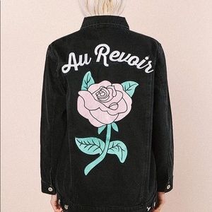 Oversized Au Revoir Denim Jacket